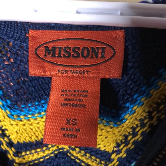 Missoni chunky long length zip up with waist cinch - Picture 3 of 5